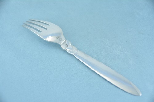 Georg Jensen Cactus Sterling Silver 7-1/4" Dinner Fork No Monogram - Picture 2 of 7