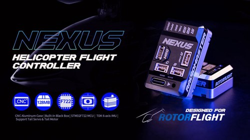 Radiomaster NEXUS RC Helicopter Flight Controller 128Mb ICM-42688-P Gyro 6axis - Picture 15 of 24