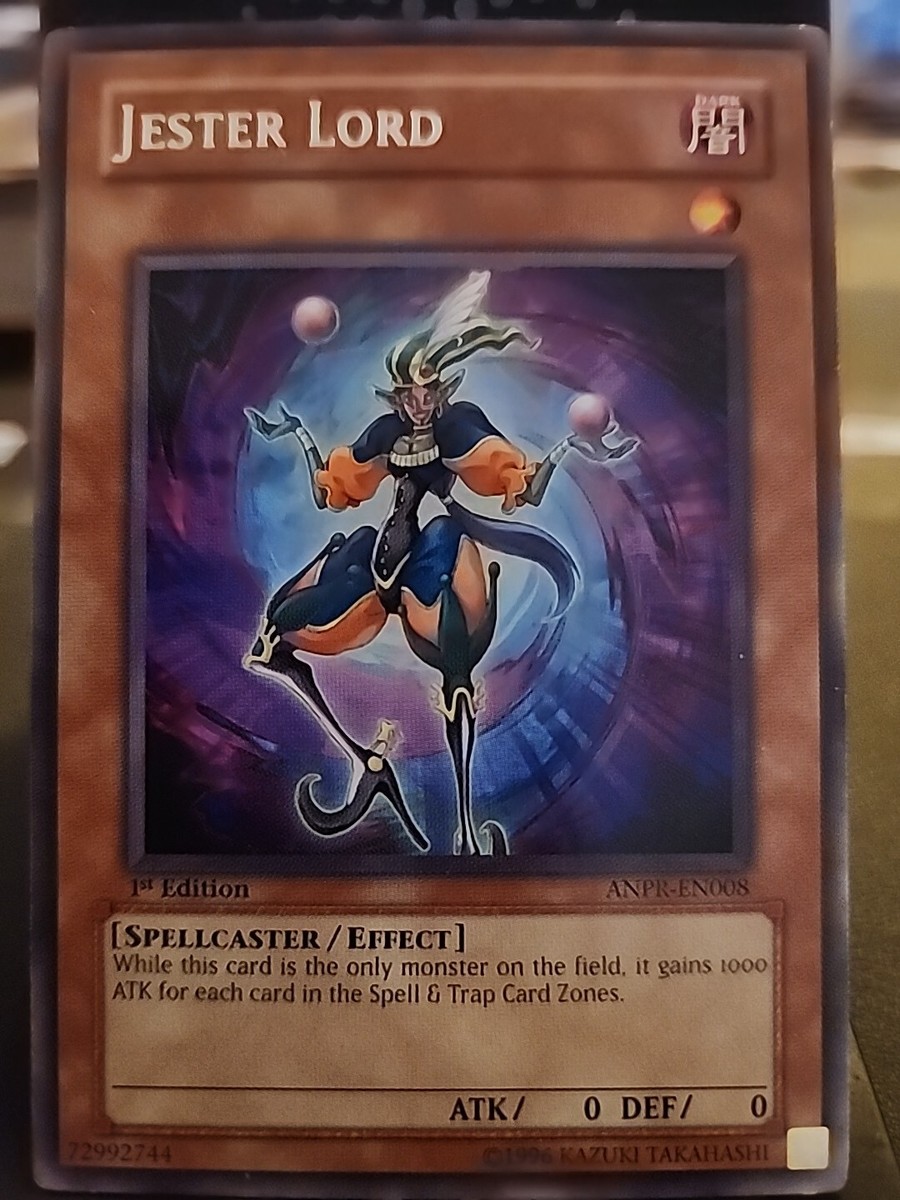 Jester Lord - 1st Edition - Rare Foil - Yugioh Dark Monster - Vintage