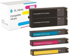 972X 972 XL 5 pack Ink Cartridge For HP PageWide Pro 452dn 452dw 477dn 477dw-NEW
