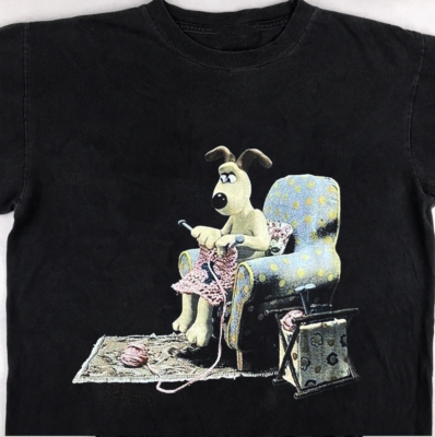 ぺ*ぺ様 vintage Wallace and Gromit T Shirt Vtg Vintage Wallace & Gromit For Fans Cotton S-5XL Unisex