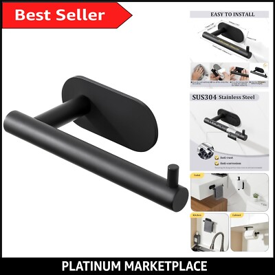 Vielseitiger Toilettenpapierhalter zur Wandmontage - horizontale & vertikale Optionen