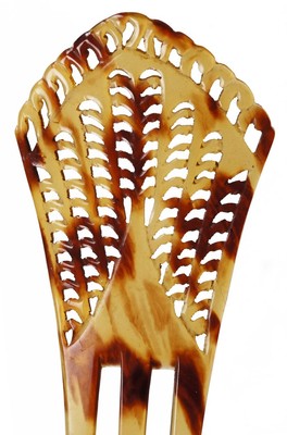 Vintage celluloid lace hair back combs set of 2 Vintage | Accessories | Vintage Celluloid Lace Hair Back  main image 2
