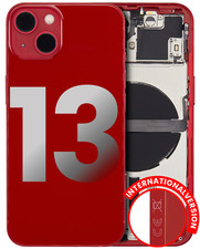 Back Housing W/ Small Components Pre-Installed Compatible For iPhone 13