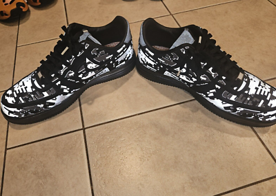 Size 14 - Nike Lunar Force 1 Digi NRG Camo Black 577659-001  display picture 2