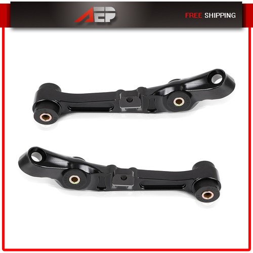 Front Lower Control Arms 2D 3.5 For 2003-07 INFINITI G35 Nissan 350Z Black 2PCS - Picture 2 of 8