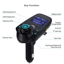 Bluetooth 4.0 Wireless FM Transmitter for iPhone7 6S Samsung Galaxy S8 S7 LG V20