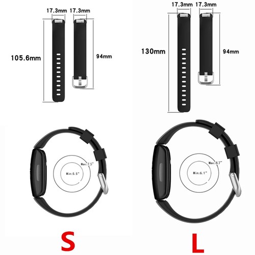 Sport Bracelet Ersatz Band Armband Silikon Für Fitbit Inspire 2 - Picture 4 of 27