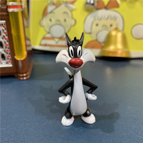 Looney Tunes 4pcs Set Cartoon Mini Figures Set Model Vintage Toy Statue Figurine - Picture 4 of 12
