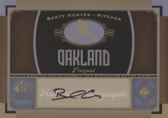2012 SP Signature Edition - Brett Hunter #OAK 9 - 1 of 1