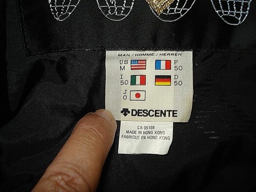 Descente Ski Snowboarding Jacket Vintage Color Block Hooded Embroidered Coat M - Picture 5 of 12