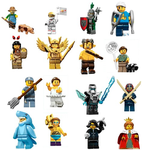 LEGO 71011 Series 15 Minifigures 2016 - New Factory Sealed Foil Pack - You Pick!