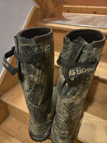 LaCrosse Alpha Men's Size 14 Rubber Boots Mossy Oak Break-Up Outdoors Hunt Fish - Picture 4 of 5