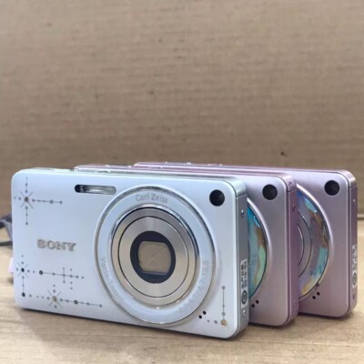 SONY Cyber Shot DSC-W350D 14.1MP Digital Camera Rhinestone