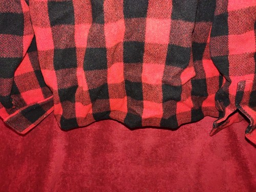 Camisa Woolrich Lana Pesada Búfalo Cuadros Leñador Franela De Colección Años 50 Roja Negra M? - Imagen 8 de 9