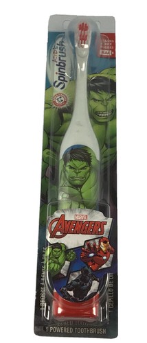 Arm & Hammer Spinbrush MARVEL AVENGERS Battery Powered Toothbrush NIB - Picture 2 of 3