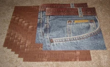 Creative Imaginations 12x12 Single Sided Papers (6) ~ Sexiest Man/Sexy Jeans