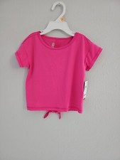 ID Ideology Solid Tie-Back Top Girls 3T Pink ...