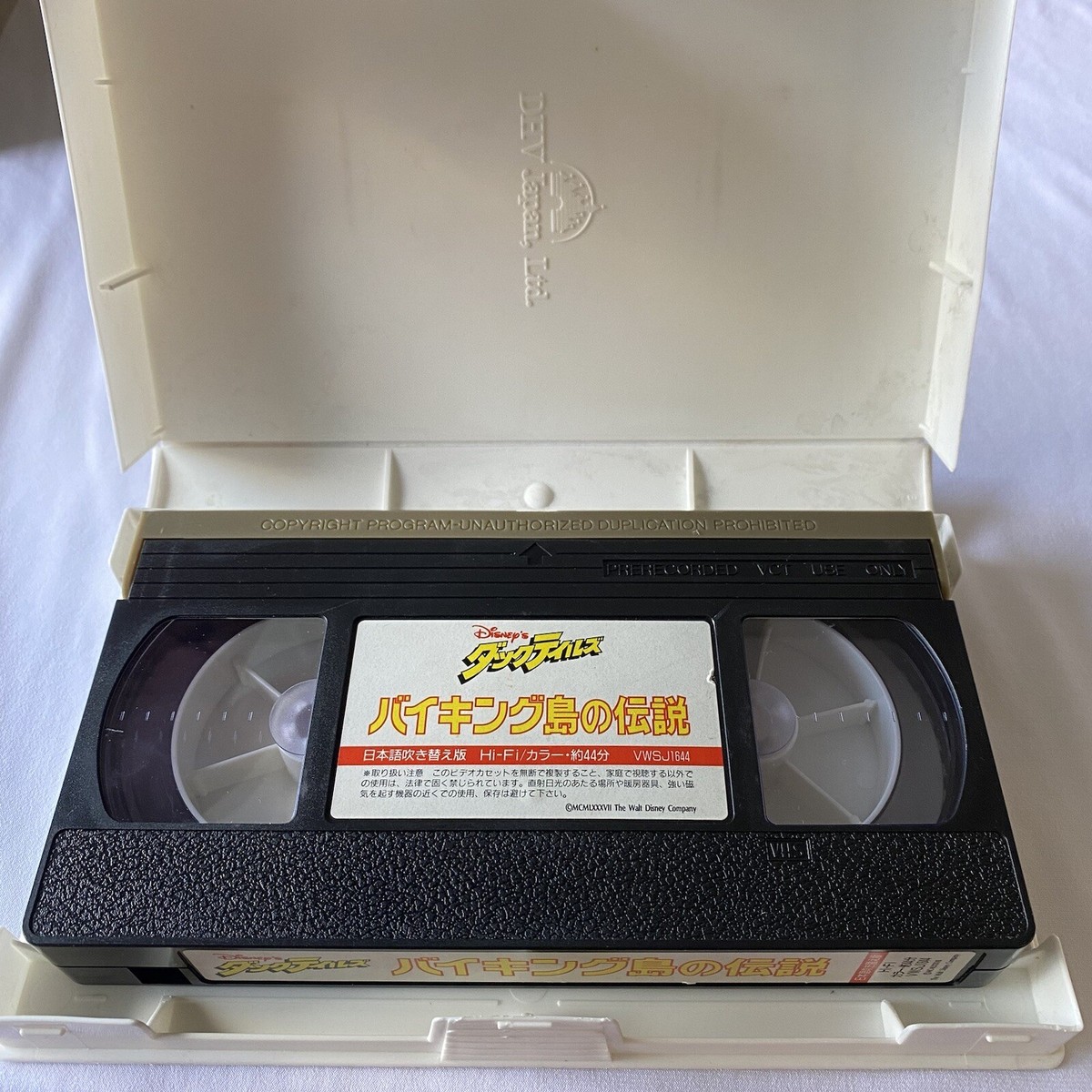 ディズニービデオ VHS Disney DuckTales Video Tapes Japanese Dubbed 44 Minutes