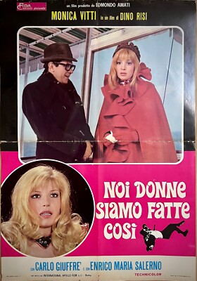 Noi Donne Siamo Fatte Così' - Rogers Poster-Monica Vitti ( Dino Risi ) 1971-