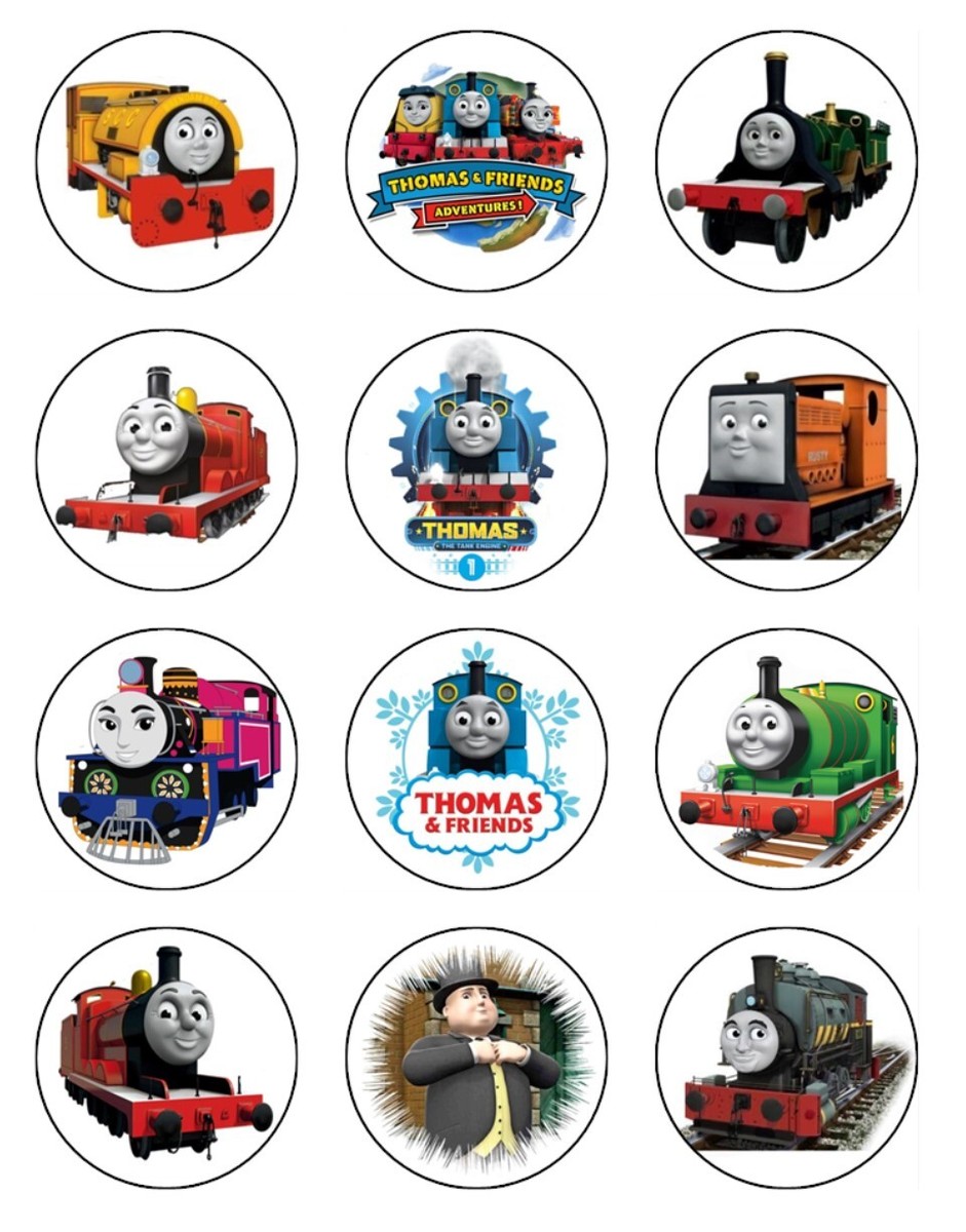 Thomas Train Cake Topper — free download