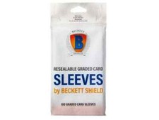 100 Beckett Shield Resealable Graded Card Sleeves PSA/BGS/PGS Team Bags NEU OVP