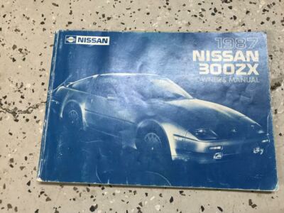 1987 Nissan 300ZX Owners Operators Owner Manual FACTORY OEM 1987