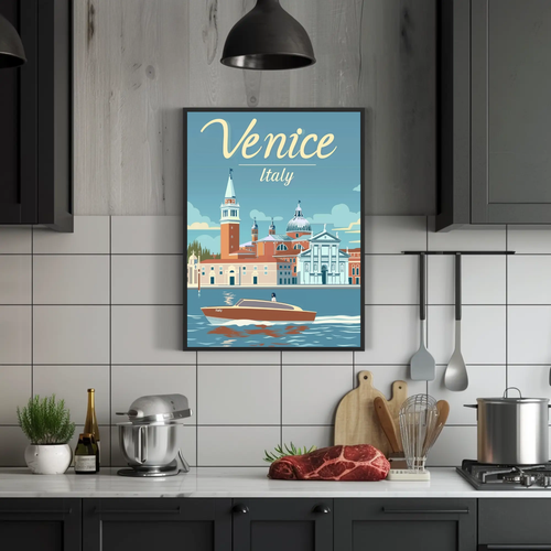 Venice, Italy Vintage Style Poster - Picture 12 of 28