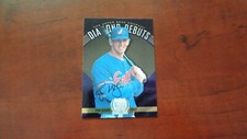 1996 UPPER DECK DIAMOND DEBUTS RYAN McGUIRE  AUTOGRAPHED BASEBALL CARD