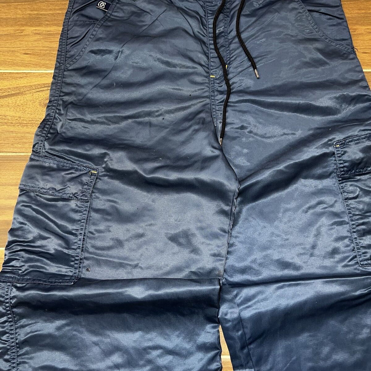 VTG Kikwear Men's 90s Y2K Synthetic Technologies Blue Nylon VTG Kikwear Men's 90s Y2K Synthetic Technologies Blue Nylon