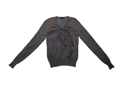 Womens Etro cashmere/silk graphic sweater size 40 - 第 1/5 張圖片