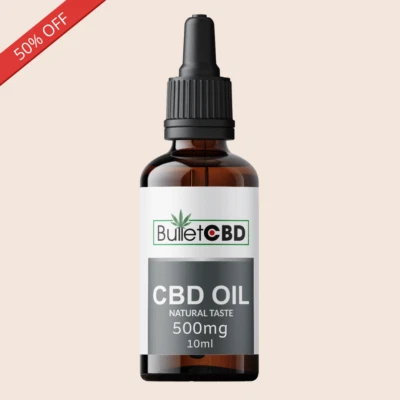 Broad Spectrum 500mg CBD Oil Drops 10ml by BulletCBD