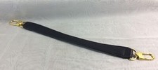 13.5  Vachetta Black Leather Strap Replacement For Designer Handbag - New