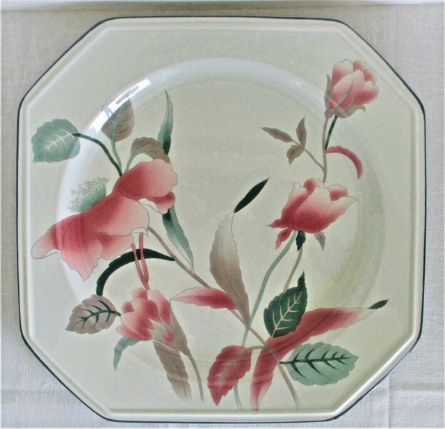 Mikasa Silk Flowers 12 1/8 Inch Chop Plate Server eBay