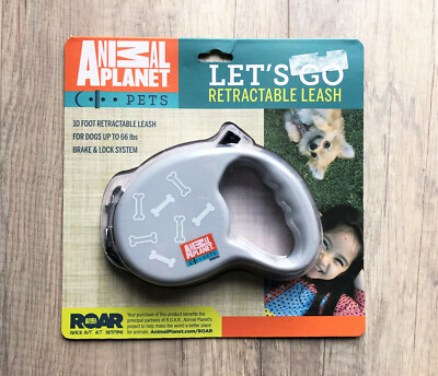 LEINE für Hunde bis 30kg - US-Brand ANIMAL PLANET 3m Automatic Rollgurt flexibel