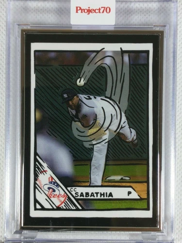 2021 Topps Project 70 ARTIST PROOF #143 CC Sabathia by Joshua Vides AP 11/51