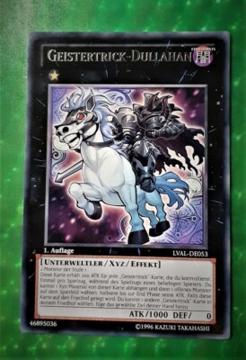 Yu-Gi-Oh LVAL, Geistertrick-Dullahan,  ''near mint'', NEU Rare 1.Auflage