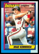 Brad Komminsk 1990 Topps Tiffany #476
