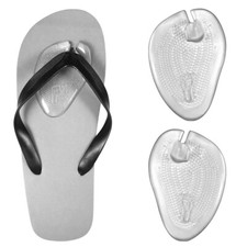 1 Pair Forefoot Cushion Inserts Silicone Pads for Flops Sandals