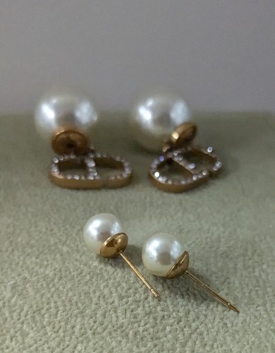 Dior tribales pearl antique earrings - Picture 5 of 7