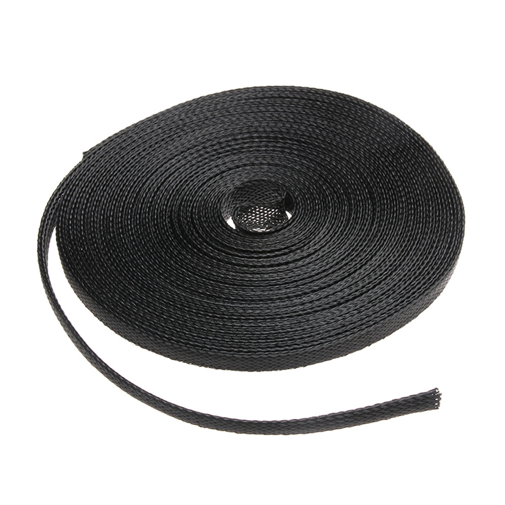 PET Expandable Insulated Braided Sleeving Wire Cable Sleeve Protect ALL SIZE LOT