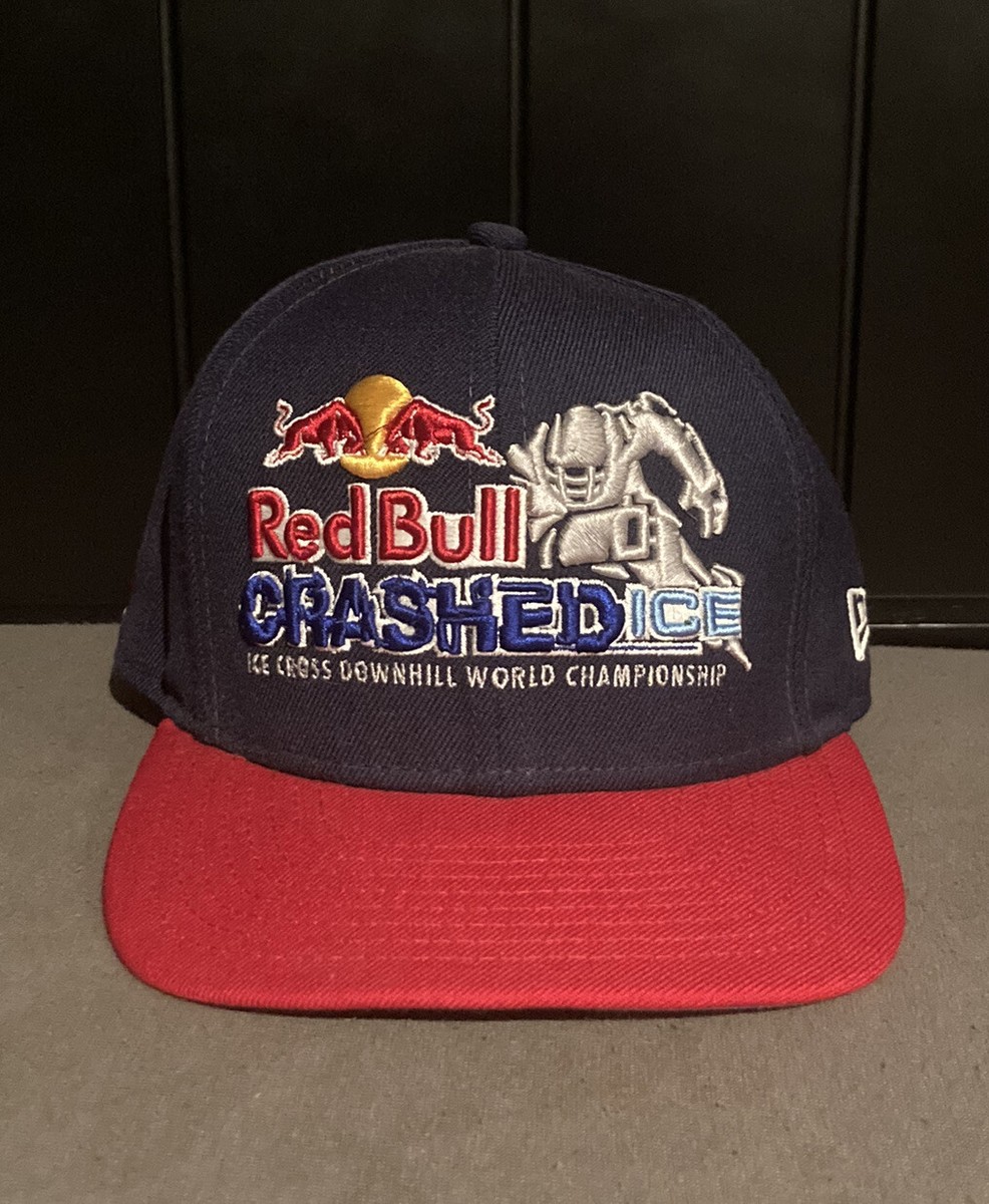 Red Bull Crashed Ice St. Paul USA Blue/Red Snapback Hat Cap New