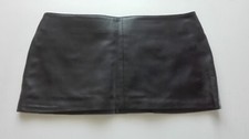 Echt Leder Rock super Mini v. Crazy outfits schwarz US Größe 4 = XS / 34 RV