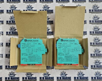 ×2pcs PEPPERL+FUCHS KCD2-STC-Ex1 Smart Transmitter Power Supply 
