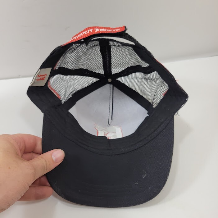 Unique KJ Hat Cap Snap Back Mesh Black Mens | eBay