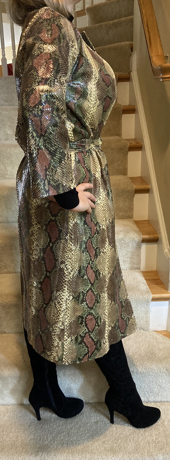 Samuel Roberts Genuine python leather snakeskin w… - image 8