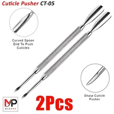 Pointed Cuticle Pusher for Clean Nail Care Manicurists’ Essential Nail Shaping