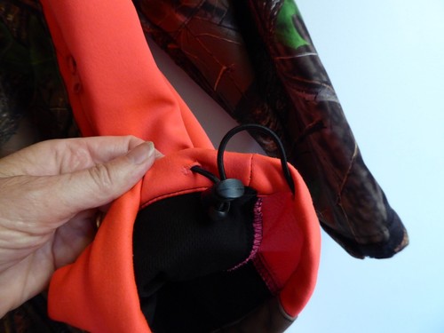 Trail Crest Womens XL Mossy Oak and Bright Orange Soft Shell Outdoor Jacket - Picture 6 of 6