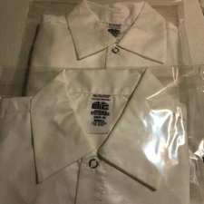 EWC Inc. White Short Sleeve Work Shirt RN42628 Size Small New Without Tags