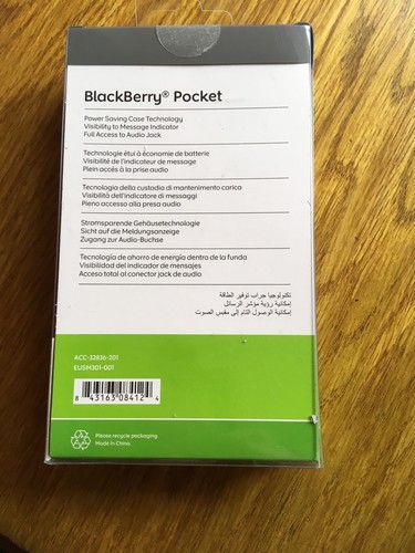 Black Phone Case With Power Saving Technology - In Original Box - Zdjęcie 2 z 6
